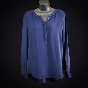 *LIMITED TIME MARKDOWN J. Crew Flowy Crepe Popover Tunic Top Long Sleeve Size 10